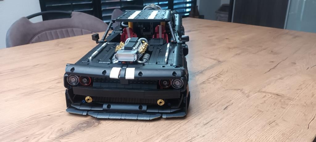 Bouwmodel amerikaanse muscle car 1:8, Overige merken, Auto, Groter dan 1:32, Ophalen of Verzenden