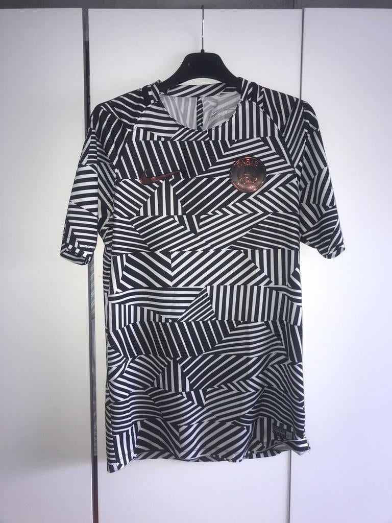 Zwartwit Nike Paris voetbalshirt, Kleding | Heren, Sportkleding, Zwart, Nike, Ophalen of Verzenden, Zo goed als nieuw