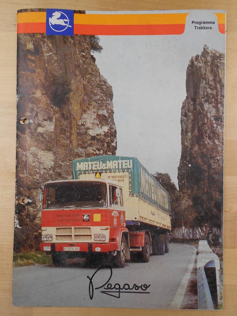 Pegaso Trekkers Brochure 1977 Trekkers, Boeken, Pegaso, Ophalen of Verzenden, Zo goed als nieuw, Overige merken