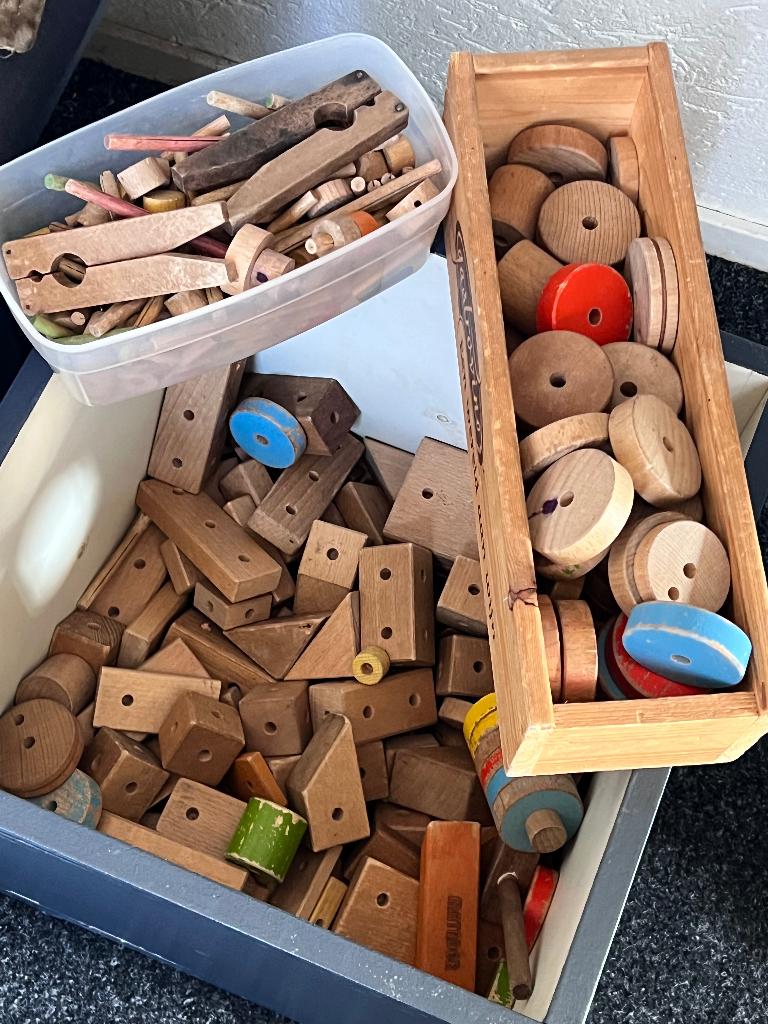 Matador houten constructie speelgoed., Ophalen, Gebruikt