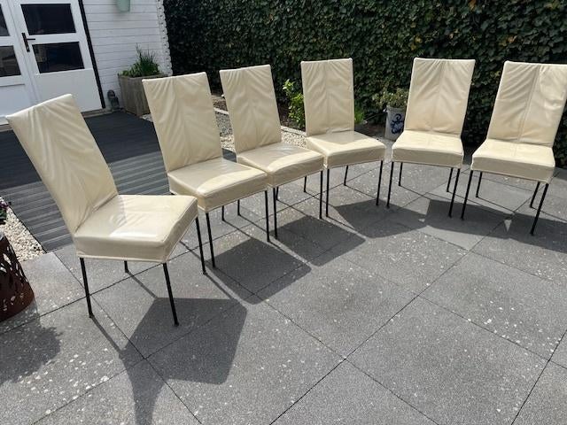 stoelen eetkamer, Ophalen, Gebruikt, Wit, Modern