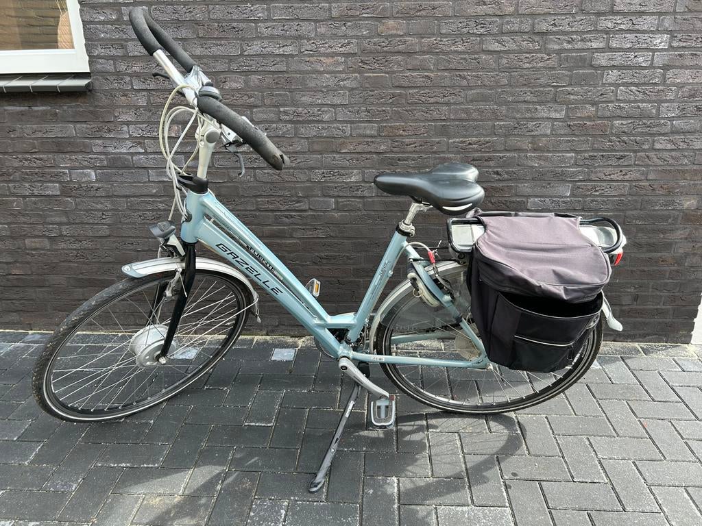 Fiets met trapondersteuning (accu defect), Fietsen en Brommers, Fietsen | Dames | Damesfietsen, Gebruikt, Gazelle, 50 tot 53 cm