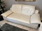 W. Schillig Ledersofa 2 Stück weiß, Ophalen, Gebruikt, Minder dan 75 cm, 150 tot 200 cm