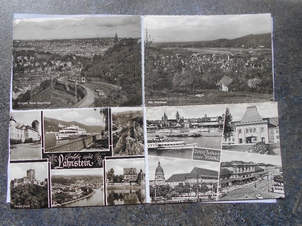 Duitsland partij van 70 ansichtkaarten jaren 40/60 zwartwit, Ophalen of Verzenden, 1940 tot 1960, Duitsland