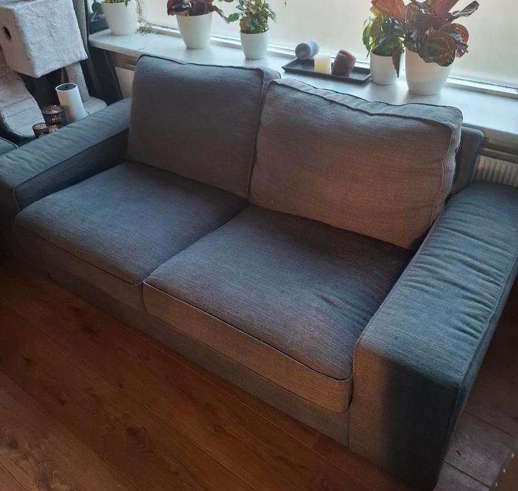 IKEA Kivik tweezitsbank Hillared antraciet, Huis en Inrichting, Banken | Sofa's en Chaises Longues, Gebruikt, Tweepersoons, 150 tot 200 cm