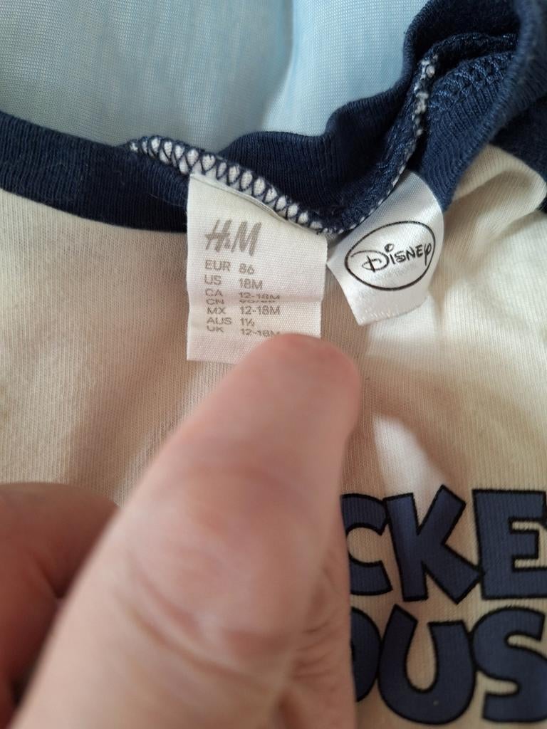 Mickey mouse trui maat 86, Kinderen en Baby's, Kinderkleding | Overige, Disney, Disney, Jongen of Meisje, Onbekend