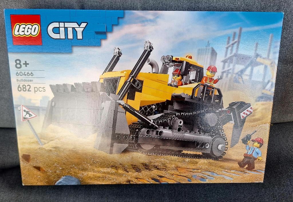 LEGO City 60466 8+ Bulldozer <>NIEUW<>, City, Nieuw, Ophalen of Verzenden, Complete set