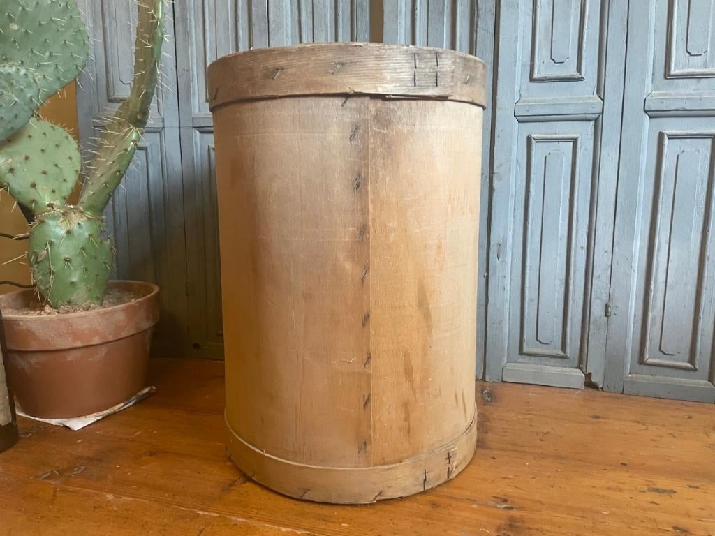 Leuke houten Ton Houtbak Wasmand Speelgoedbak, Antiek en Kunst, Ophalen of Verzenden