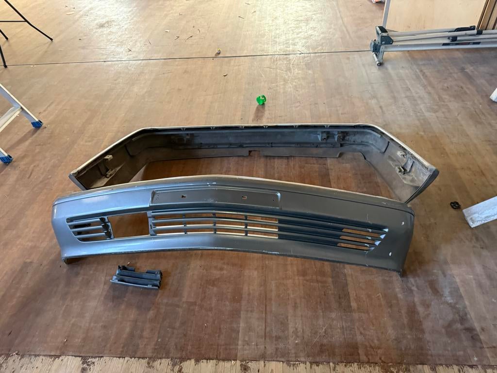 Mercedes W126 Voorbumper en Achterbumper Set, Ophalen, Gebruikt, Voor, Mercedes-Benz