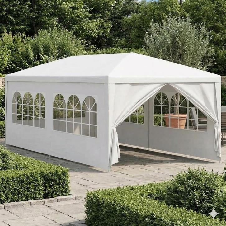 HUUR - Partytent in de maat 3 x 6 m, Tuin en Terras, Partytenten, Nieuw, Partytent, 2 meter of meer, 5 tot 8 meter, Minder dan 4 meter
