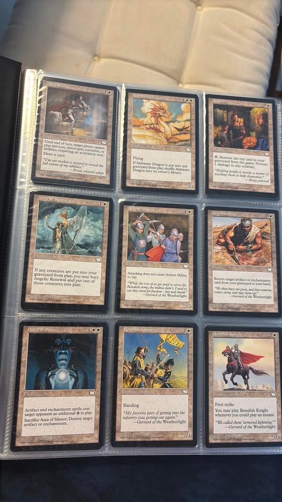 Weatherlight full set, Ophalen of Verzenden, Zo goed als nieuw, Meerdere kaarten