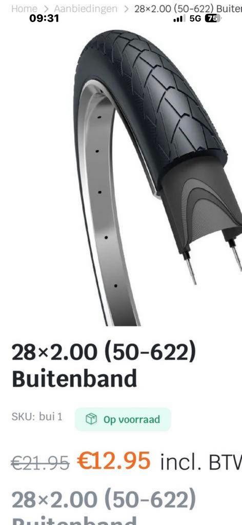 20 nieuwe fiets buitenbanden DOE EEN BOD, Fietsen en Brommers, Fietsonderdelen, Ophalen of Verzenden, Zo goed als nieuw