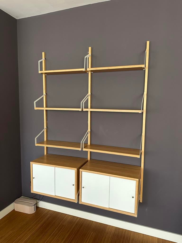 Ikea Tingvoll bamboe wandrek met kasten, Ophalen, Zo goed als nieuw