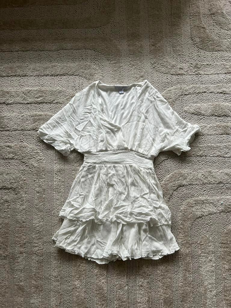 New yorker jurk maat M, Kleding | Dames, Jurken, Zo goed als nieuw, Maat 38/40 (M), Wit, Boven de knie, Ophalen of Verzenden