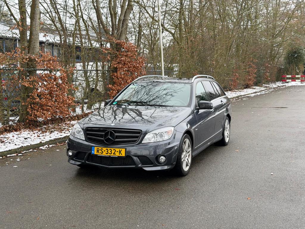 Mercedes-Benz C-Klasse 3.0 CDI C320 Estate AUT 2008 Grijs, Auto's, Achterwielaandrijving, 1800 kg, 197 €/maand, 1650 kg