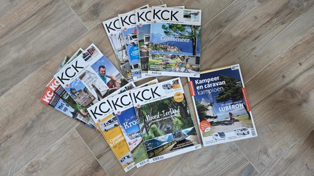 +55 tijdschriften KCK Kampeer & Caravan Kampioen, Ophalen of Verzenden, Zo goed als nieuw, Sport en Vrije tijd
