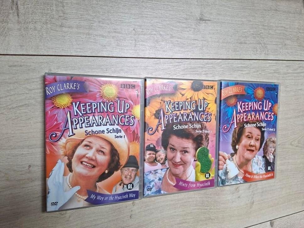 Keeping Up Appearances DVD's - Schone Schijn seizoen 1 en 2., Cd's en Dvd's, Dvd's | Tv en Series, Alle leeftijden, Ophalen, Zo goed als nieuw