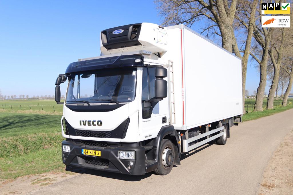 Iveco 120E Euro 6 CARRIER koeling extra zijdeur, Cruise Control, Stof, 186 pk, Iveco
