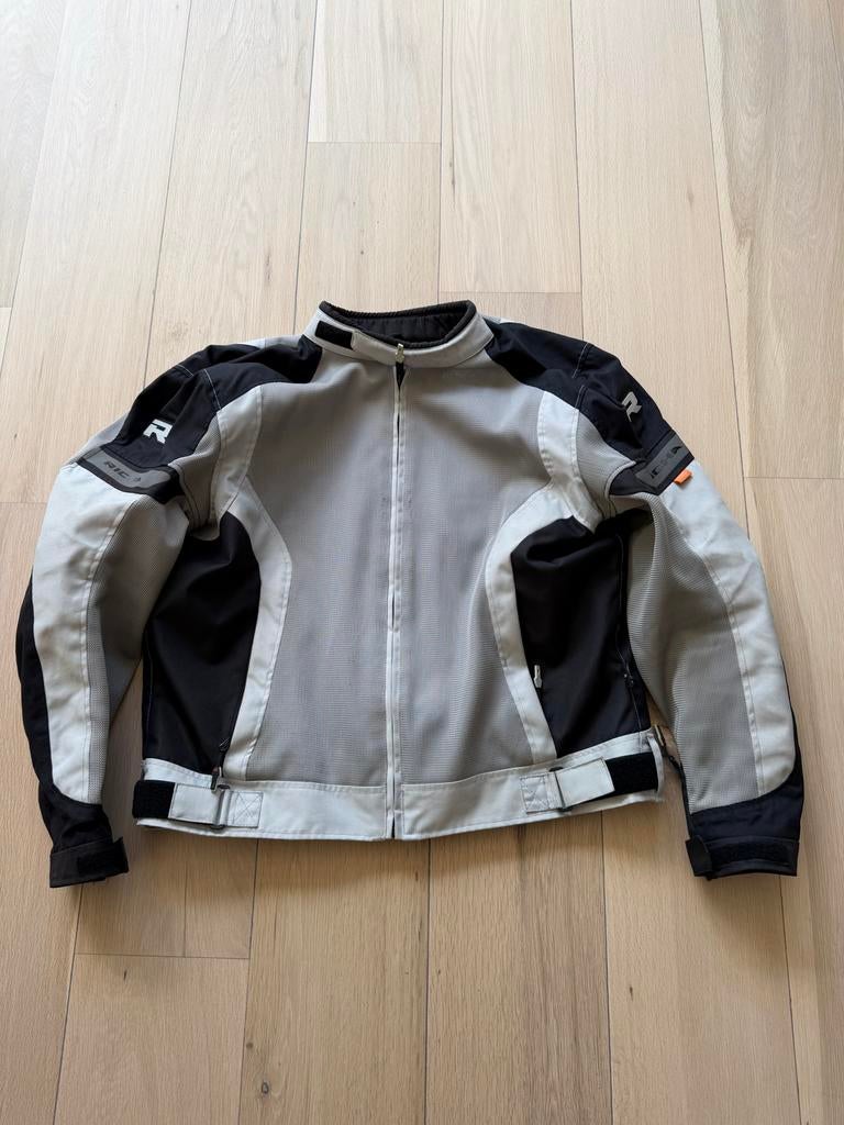 Doorwaai motorjack met reflecterende striping - Nieuwstaat, Motoren, Kleding | Motorkleding, Ophalen of Verzenden, Nieuw zonder kaartje