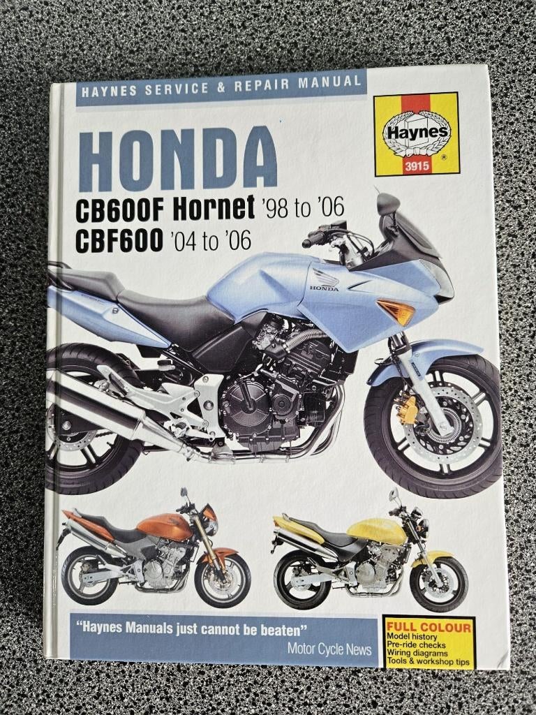 honda cb600 werkplaats service boek, Ophalen, Honda