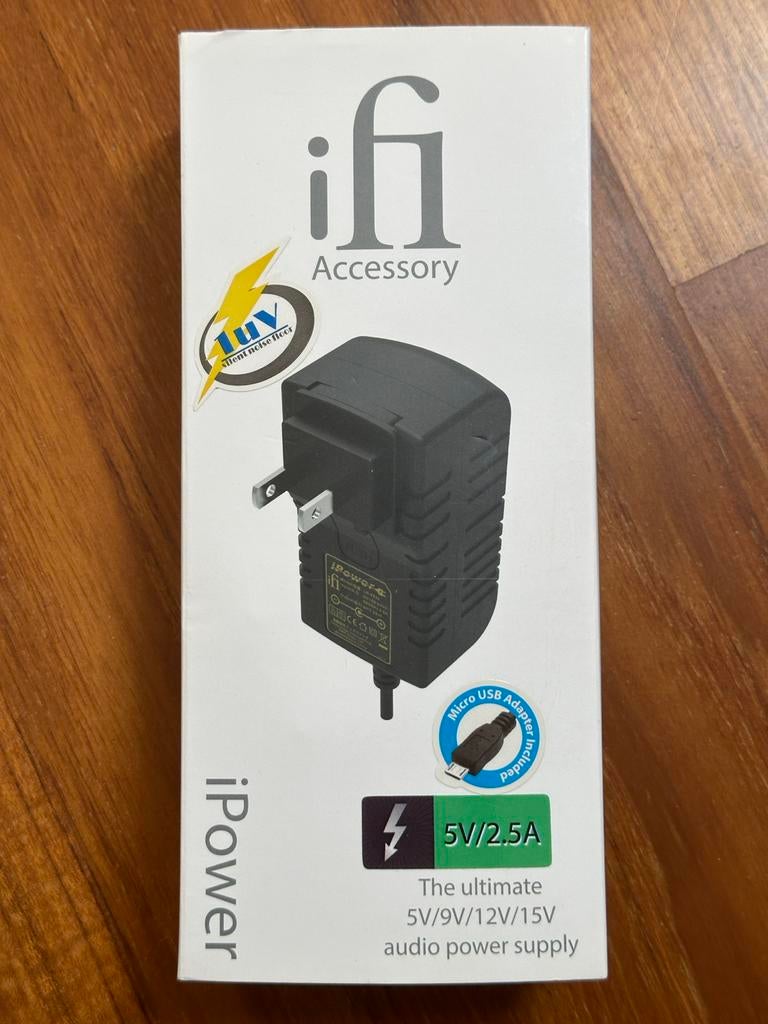iFi iPower 5V - Ultra-Low Noise Audio Voeding, Ophalen of Verzenden, Nieuw