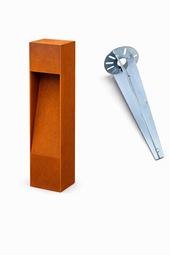 Tuinverlichting - Tuinlampen - Cortenstaal -Gratis lichtbron, Tuin en Terras, Buitenverlichting, Minder dan 50 watt, Staande lamp