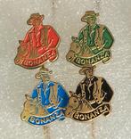Set van 4 Bonanza Cowboy Speldjes - Vintage Collectie, Verzamelen, Ophalen of Verzenden, Zo goed als nieuw, Overige onderwerpen