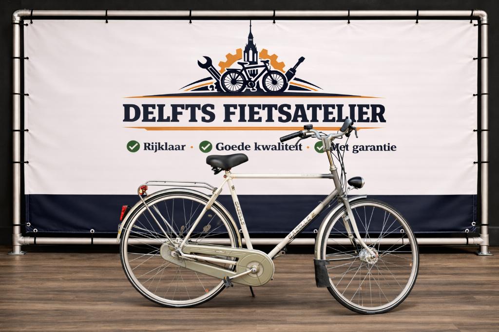 Vintage Gazelle herenfiets met 5 versnellingen, Ophalen, Versnellingen, Zo goed als nieuw, 57 tot 61 cm
