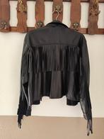 Leren jasje maat XL valt klein, Ophalen of Verzenden, Zo goed als nieuw, Maat 46/48 (XL) of groter, Zwart