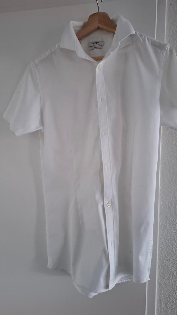 Witte blouse  Jack&Jones, Kleding | Heren, Overhemden, Ophalen of Verzenden, Zo goed als nieuw, Wit