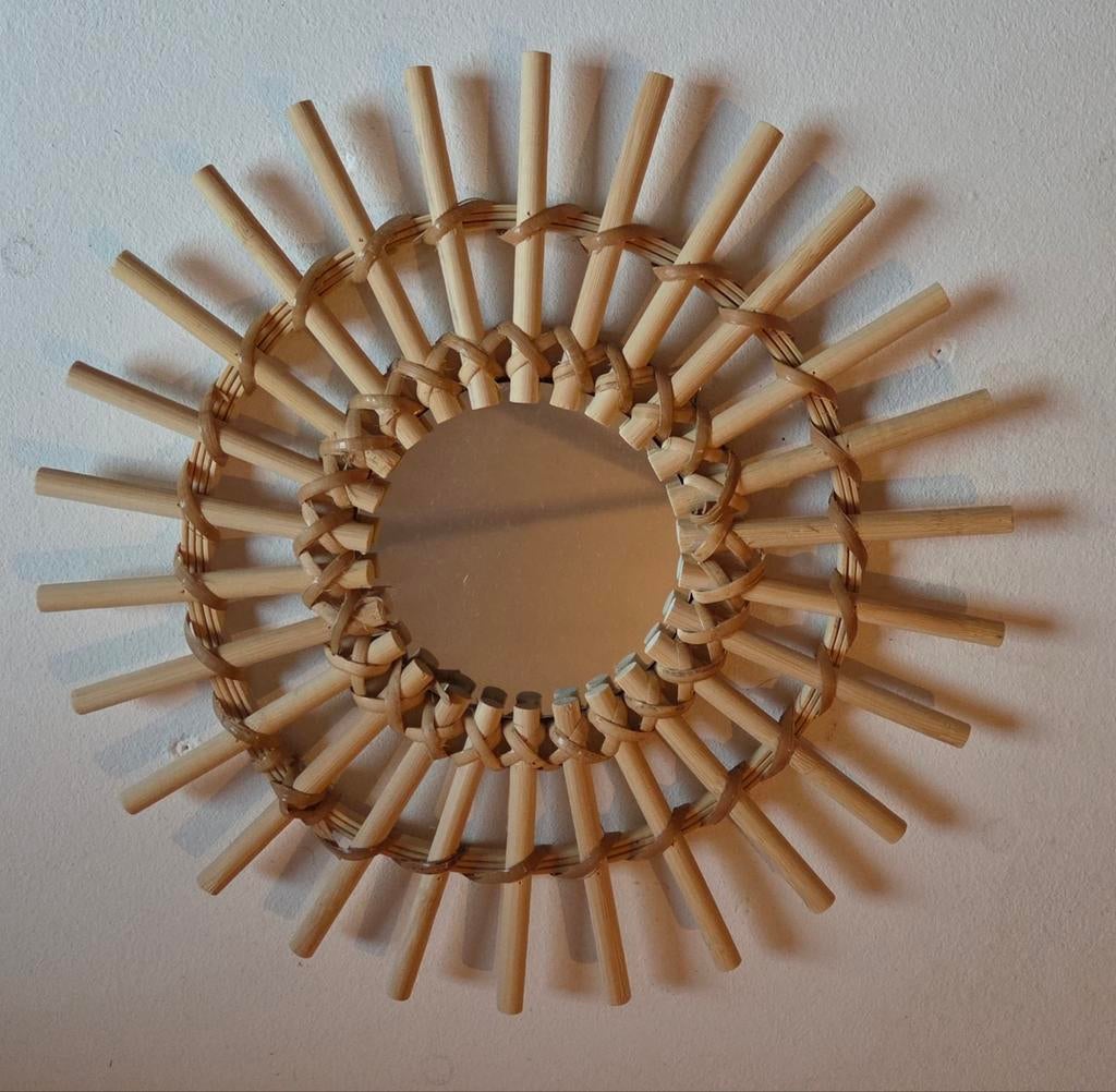 Nieuw klein spiegeltje van hout, Ophalen, Minder dan 50 cm, Nieuw, Minder dan 100 cm