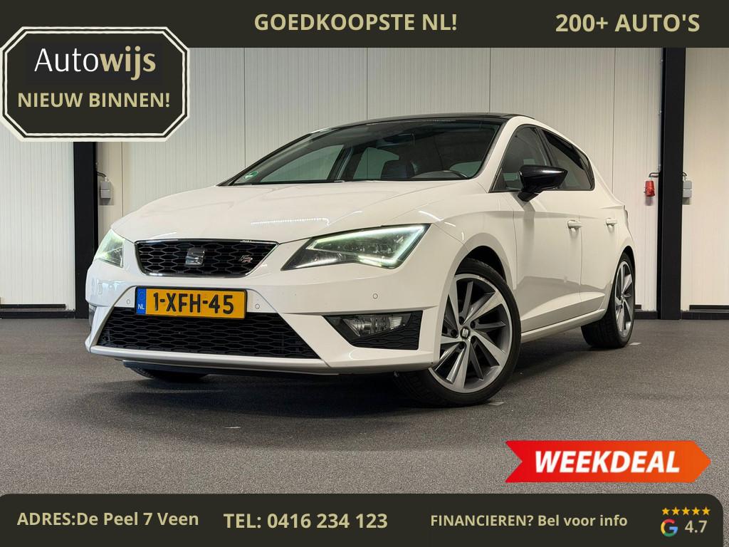 Seat Leon 1.4 TSI ACT FR Dynamic|PANO|LED|ALCANTARA|NL-AUTO|, Auto's, 1141 kg, 4 cilinders, 150 pk, Leon