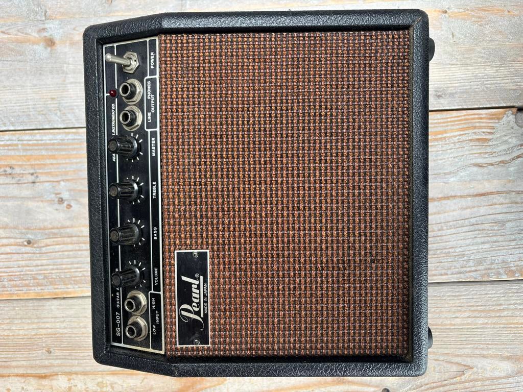 Pearl SG-007 Gitaarversterker - Vintage Japanse Kwaliteit, Muziek en Instrumenten, Ophalen of Verzenden, Gebruikt, Gitaar, Minder dan 50 watt