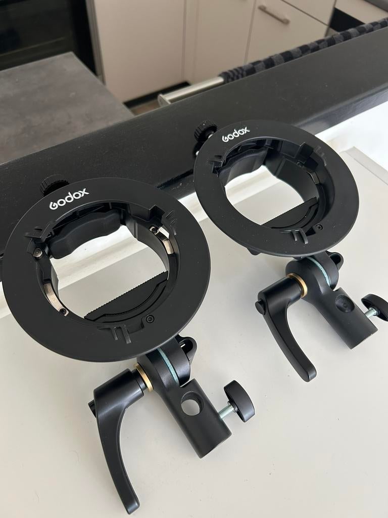 2x Godox Speedlite Bracket Bowens Mount, Ophalen of Verzenden, Zo goed als nieuw