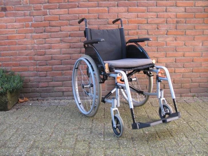 Excel G-ECO rolstoel 46cm druksteunen in hoogte verstelbaar, Diversen, Rolstoelen, Zo goed als nieuw, Duwrolstoel, Inklapbaar