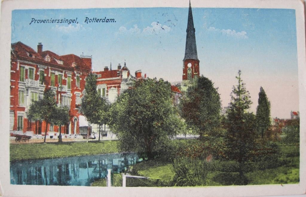 Rotterdam - Provenierssingel - 1925, Verzenden, 1920 tot 1940, Gelopen, Zuid-Holland