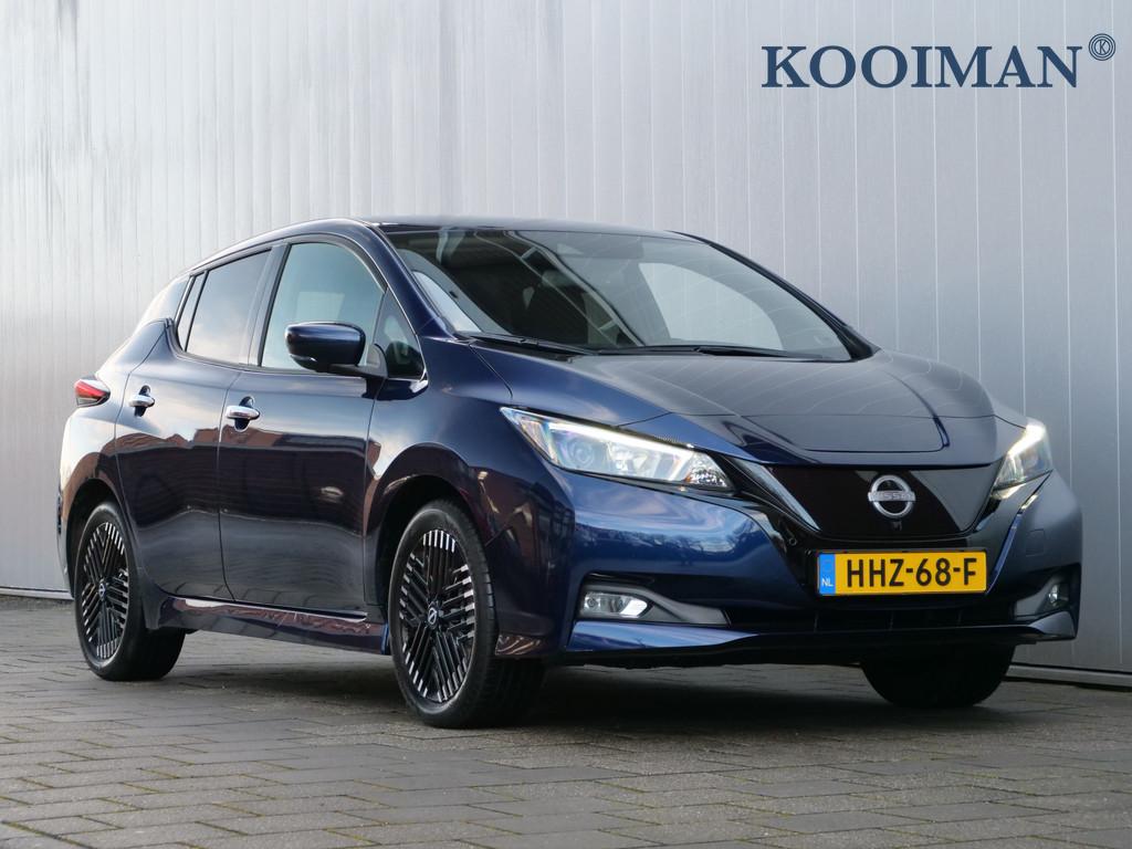 Nissan Leaf N-Connecta 39 kWh 150 Pk Automaat Navi / DAB / A, Auto's, Nissan, Stof, Gebruikt, Zwart, 150 pk