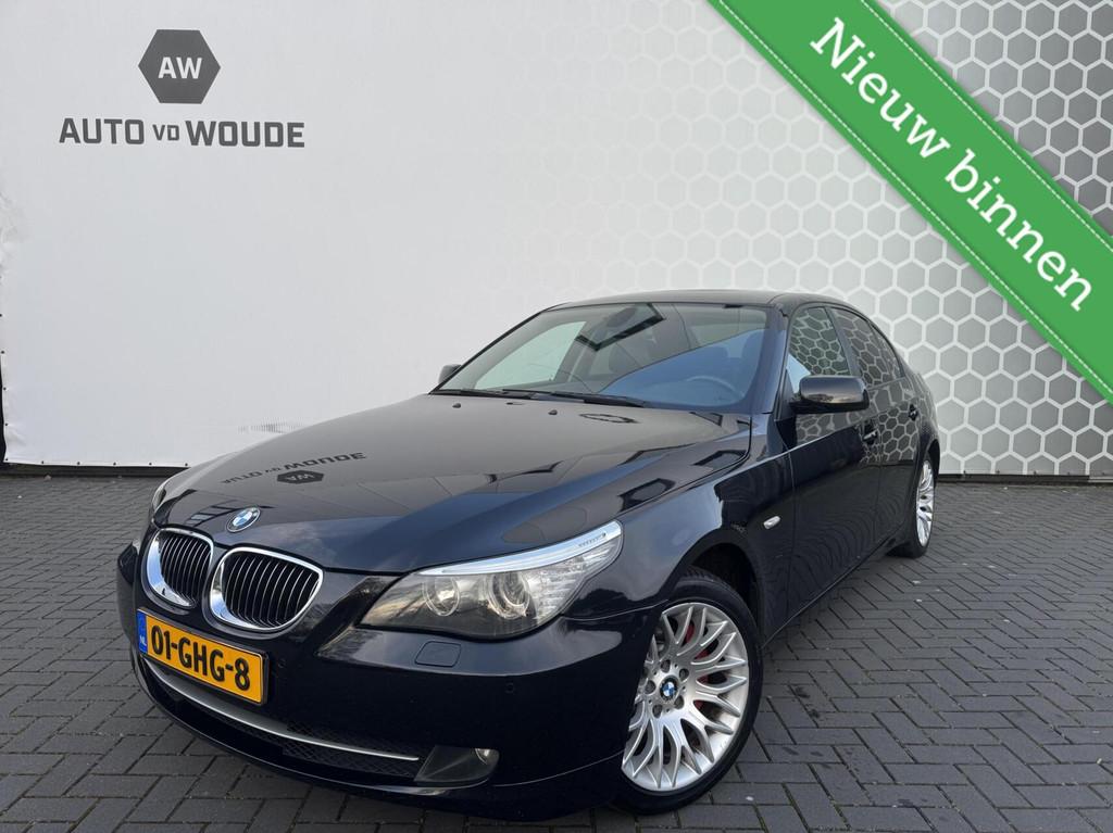 BMW 5-serie 530i Executive Automaat Leer Stoelverwarming Tre, Achterwielaandrijving, Gebruikt, Zwart, 2000 kg
