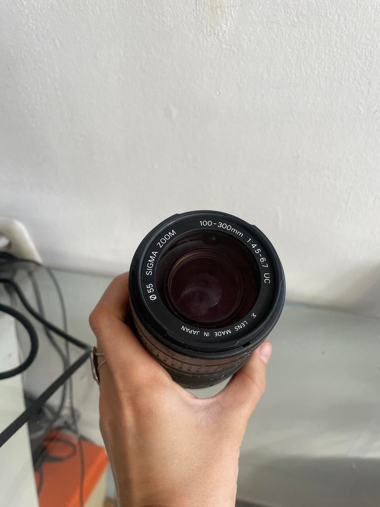 Sigma Zoomlens 100-300mm f/4.5-6.7 UC, Ophalen, Gebruikt, Telelens, Zoom