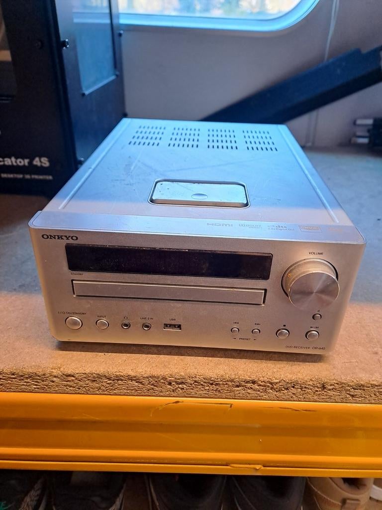 Onkyo DVD Receiver DR-S45 - Compact en Compleet, Audio, Tv en Foto, Ophalen of Verzenden, Gebruikt, Dvd-speler, Overige merken