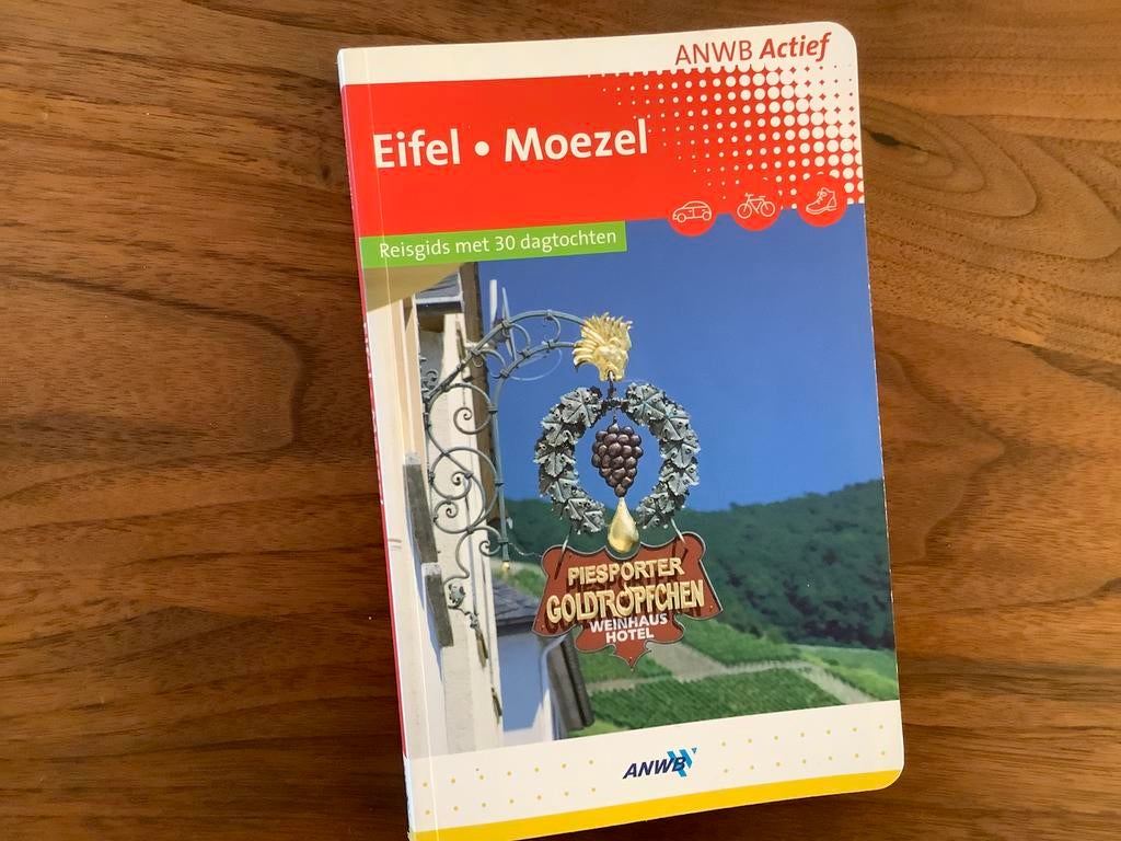 Moezel; Eifel Duitsland ANWB reisgids ifno kaarten routes, Boeken, Ophalen of Verzenden, Europa, Fiets- of Wandelgids, ANWB