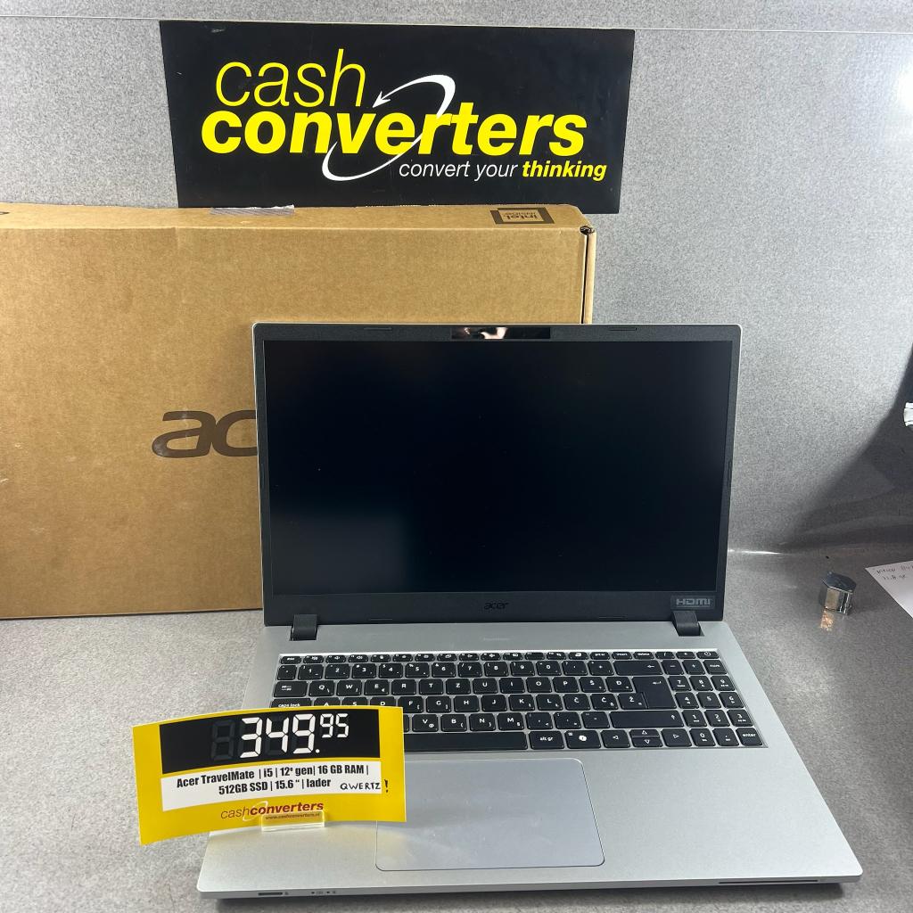 Acer Travelmate P2 15 laptop | 512GB | I5-12th gen | 406098, Gebruikt, 2 tot 3 Ghz, 15 inch, SSD
