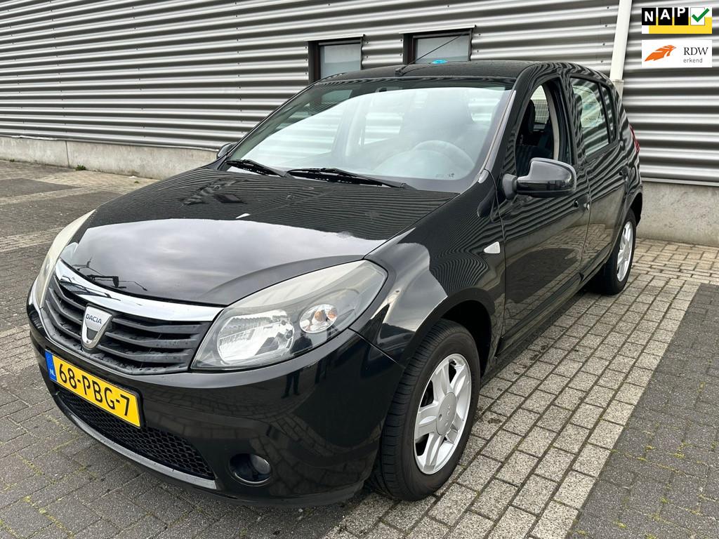 Dacia Sandero 1.2 Blackline, Auto's, Dacia, Bedrijf, Te koop, Sandero, ABS, Airbags, Airconditioning, Boordcomputer, Centrale vergrendeling