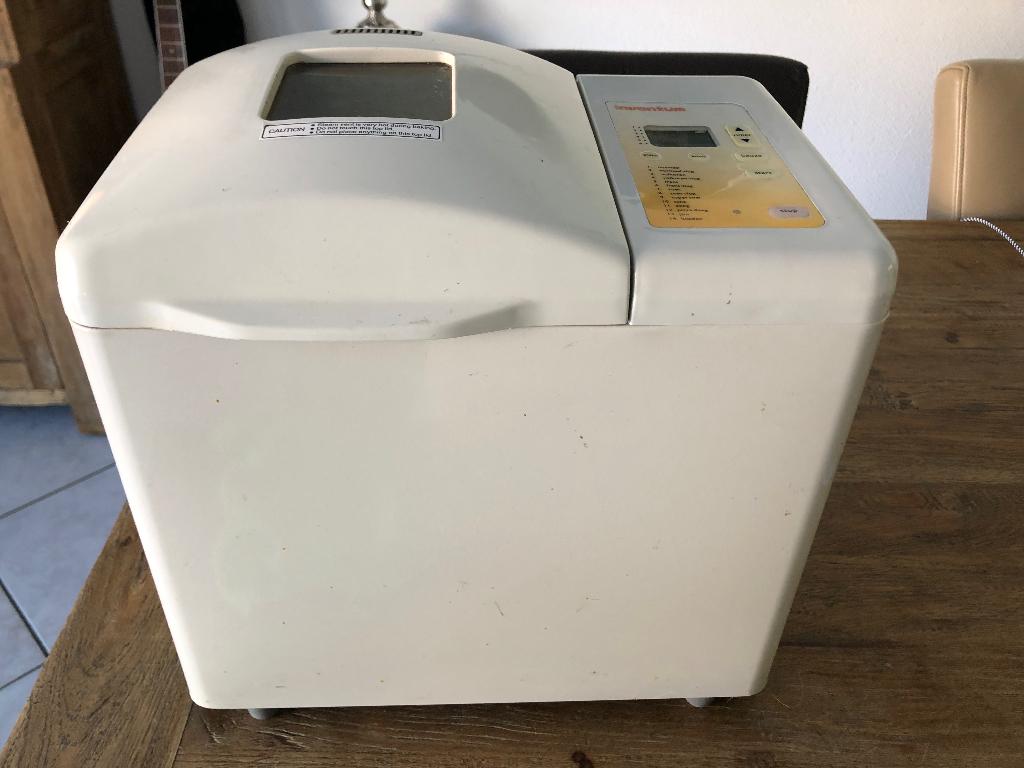 Broodbak machine, Gebruikt, 800 tot 1200 gram deeg, Kijkvenster, Ophalen