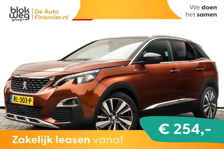 Peugeot 3008 1.2 131 PK PureTech GT Line| Pano- € 14.945,0, Auto's, Peugeot, Bedrijf, Te koop, 360° camera, ABS, Achteruitrijcamera
