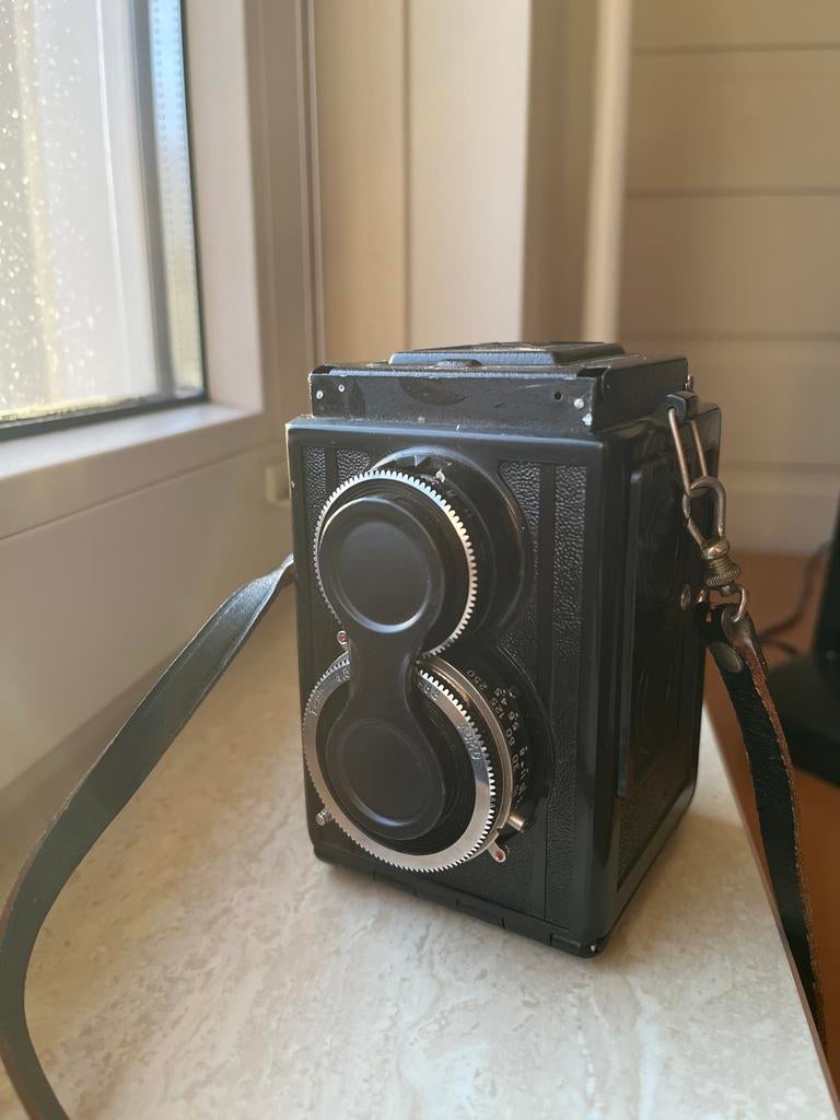 Vintage Lubitel 2 TLR Camera – Middenformaat 6x6 (LOMO), Ophalen of Verzenden, Gebruikt, Overige Merken