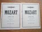 MOZART SONATE E-MINEUR VOOR VIOOL EN PIANO, Muziek en Instrumenten, Gebruikt, Klassiek, Ophalen of Verzenden, Viool of Altviool