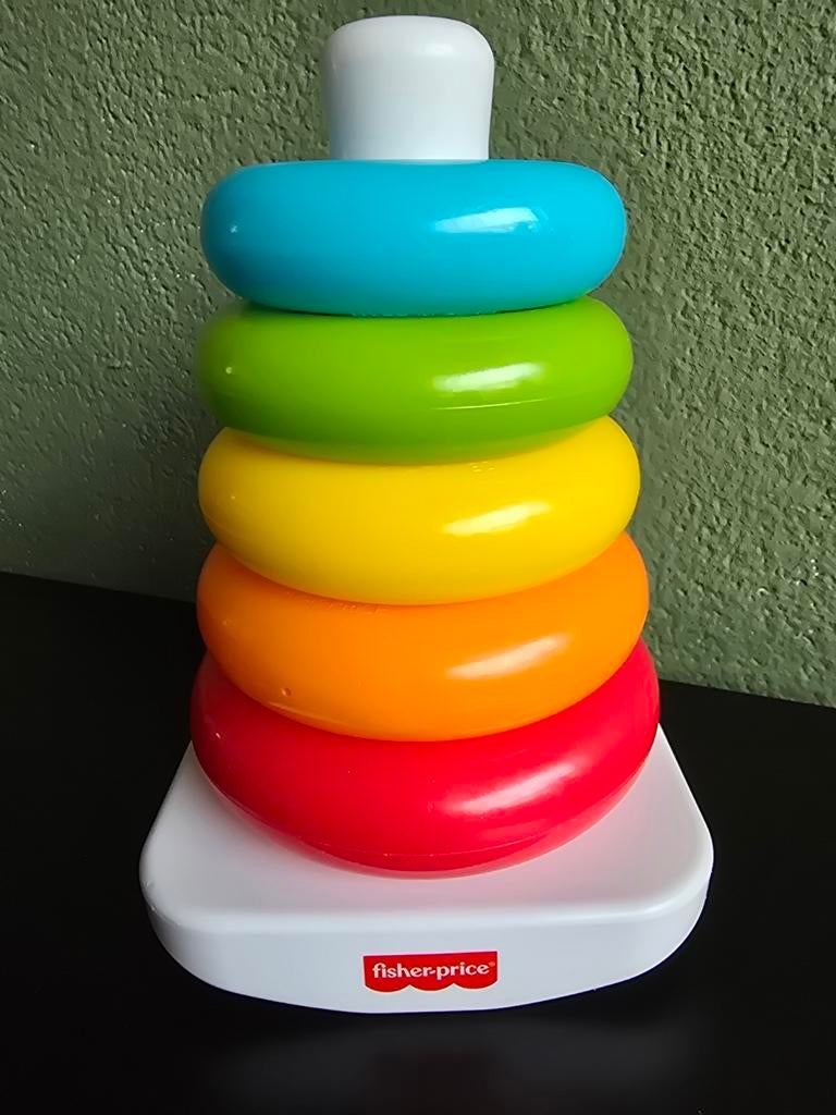 Fisher-Price Stapeltoren Regenboog Ringen €1,50., Ophalen, Zo goed als nieuw, Overige typen