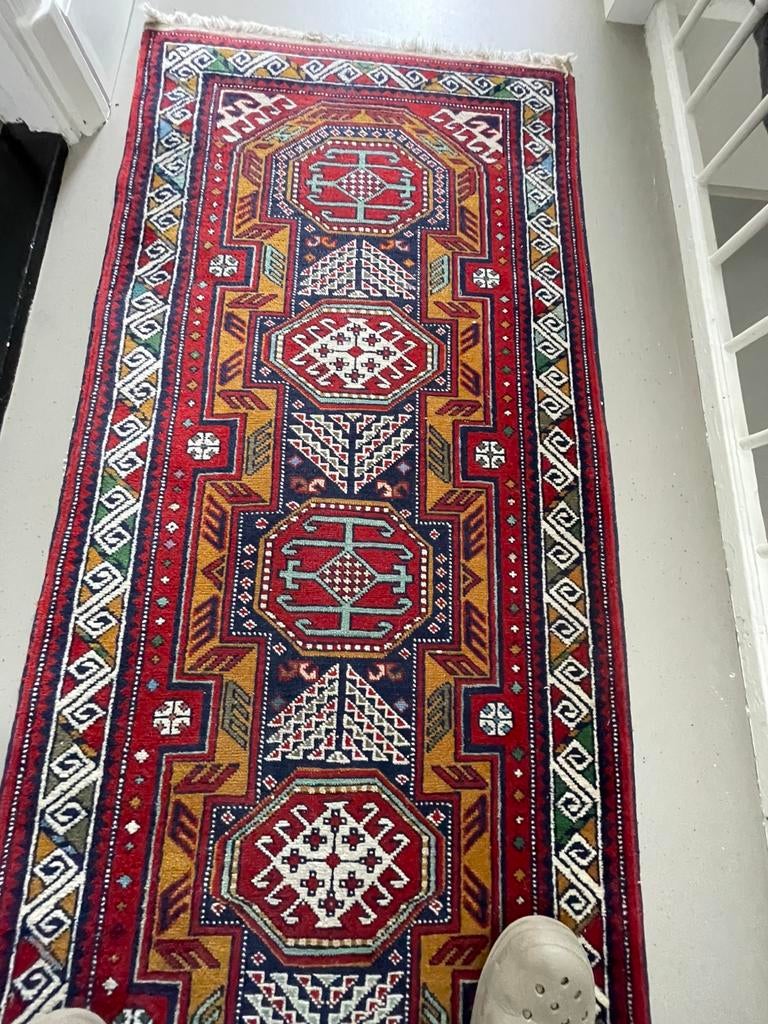 Loper, 4,5 meter lang, 200 cm of meer, Zo goed als nieuw, Rechthoekig, 50 tot 100 cm