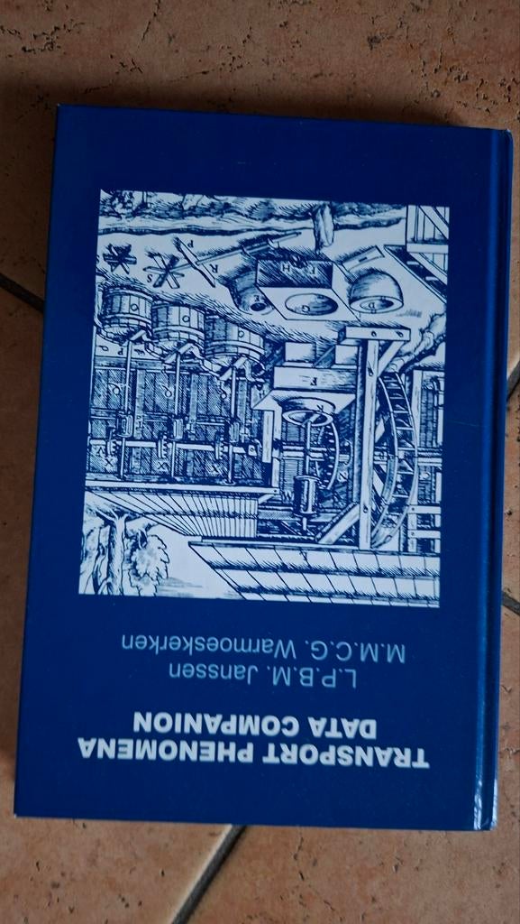 Transport Phenomena Data Companion - VSSD, Boeken, Ophalen of Verzenden, Zo goed als nieuw, L.P.B.M. Janssen, M.M.G. Warmoeskerken